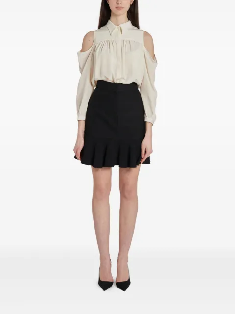 Victoria Beckham 2010 peplum mini skirt 