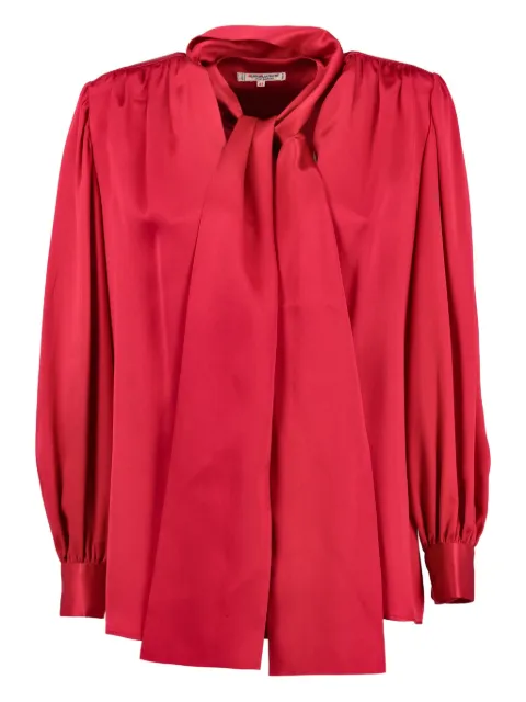 Saint Laurent Pre-Owned satin-finish blouse 