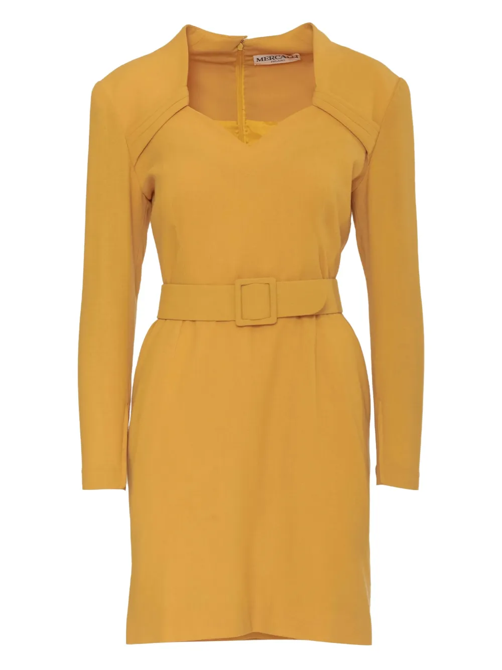 wool midi dress