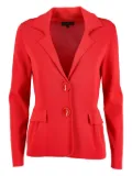 Luisa Spagnoli Vintage fine-ribbed blazer - Red