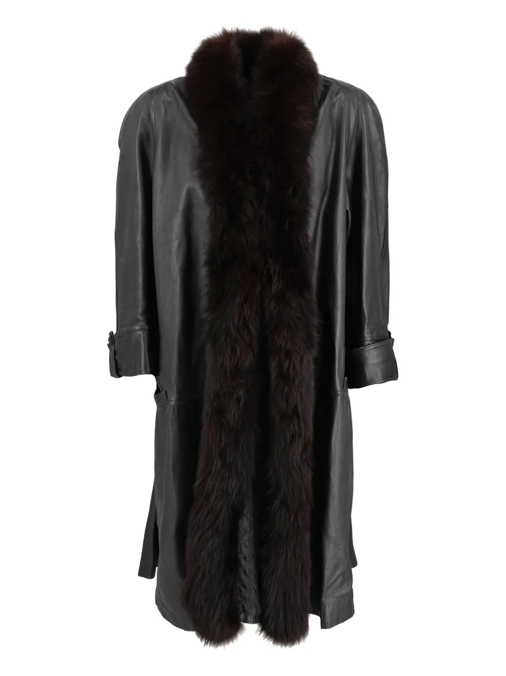 leather trench coat