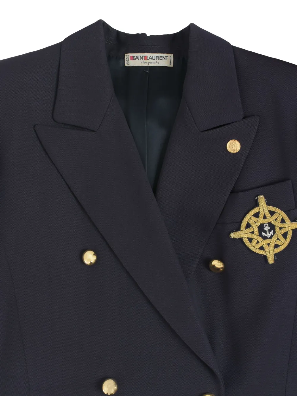 Saint Laurent Pre-Owned 1980s Sailor coat | Image 2