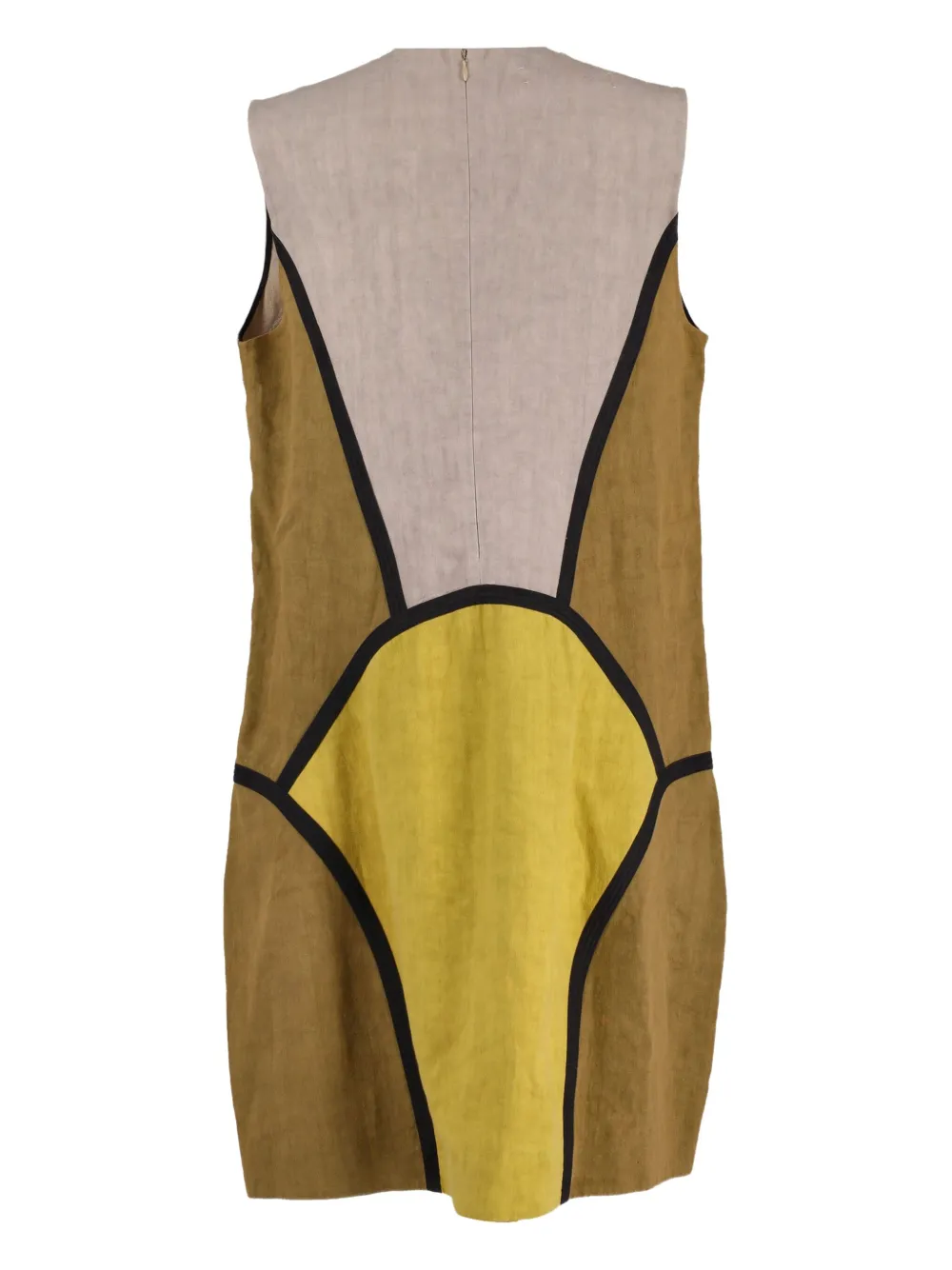 Marni Pre-Owned 2000s linnen midi-jurk - Geel