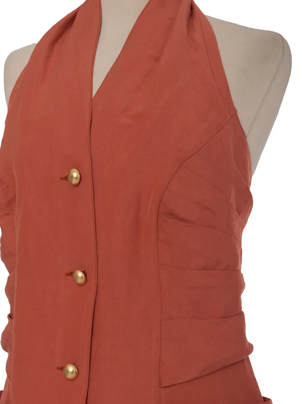 Pre-owned Byblos Vintage Linen Dress