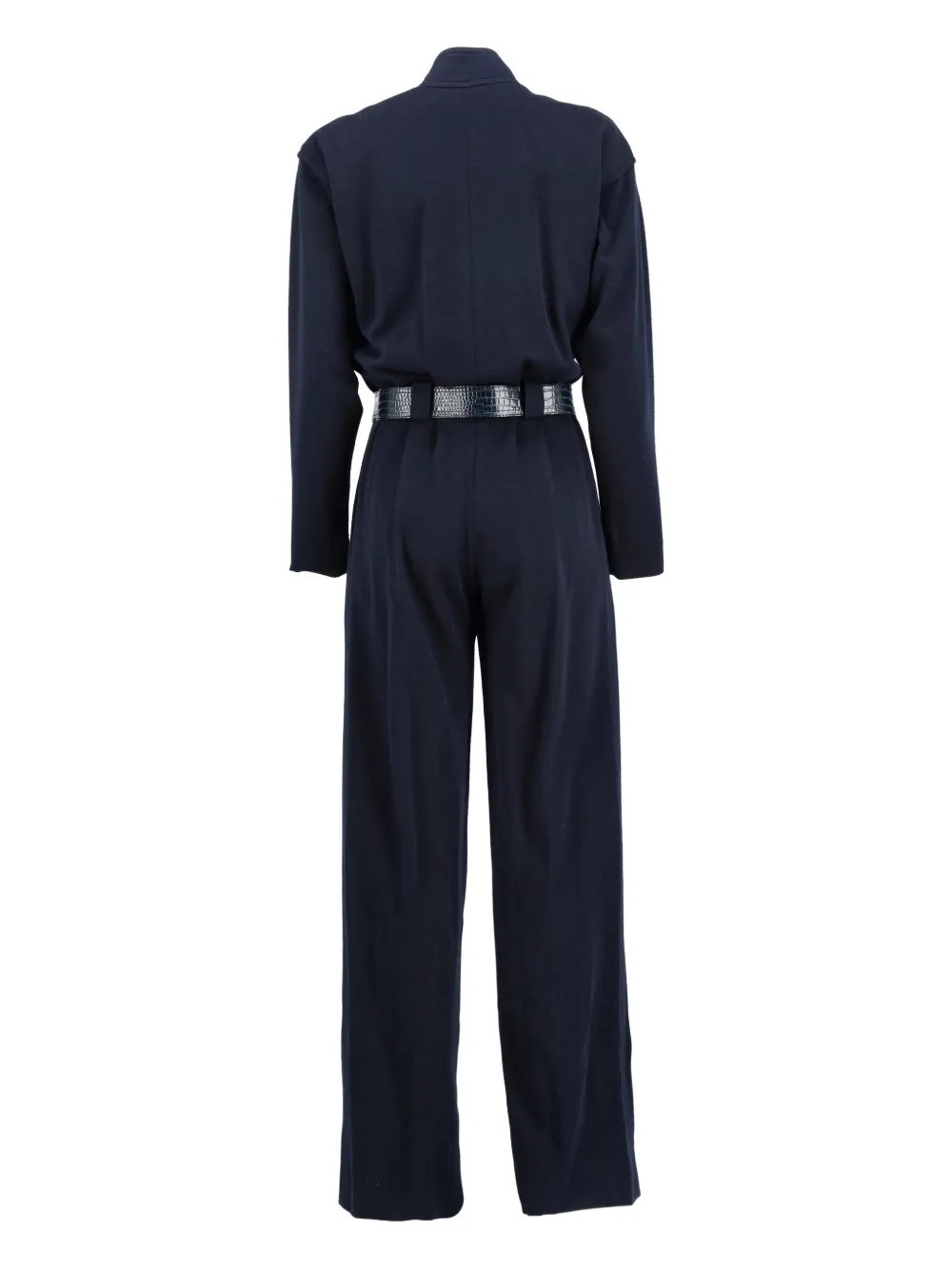 Saint Laurent Pre-Owned Wollen jumpsuit - Blauw