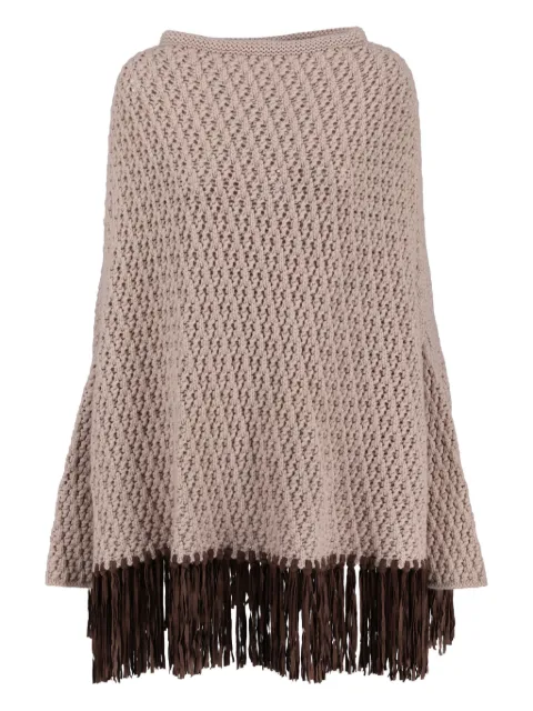 Agnona Vintage poncho de cachemira