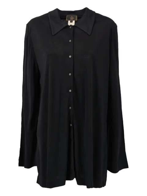 Fendi Pre-Owned logo-embroidered shirt 