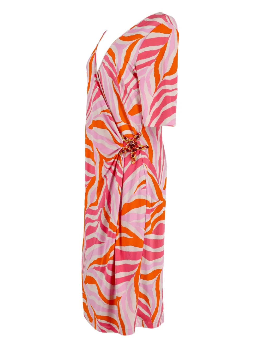 Pre-owned Blumarine Vintage Abstract-pattern Midi Dress