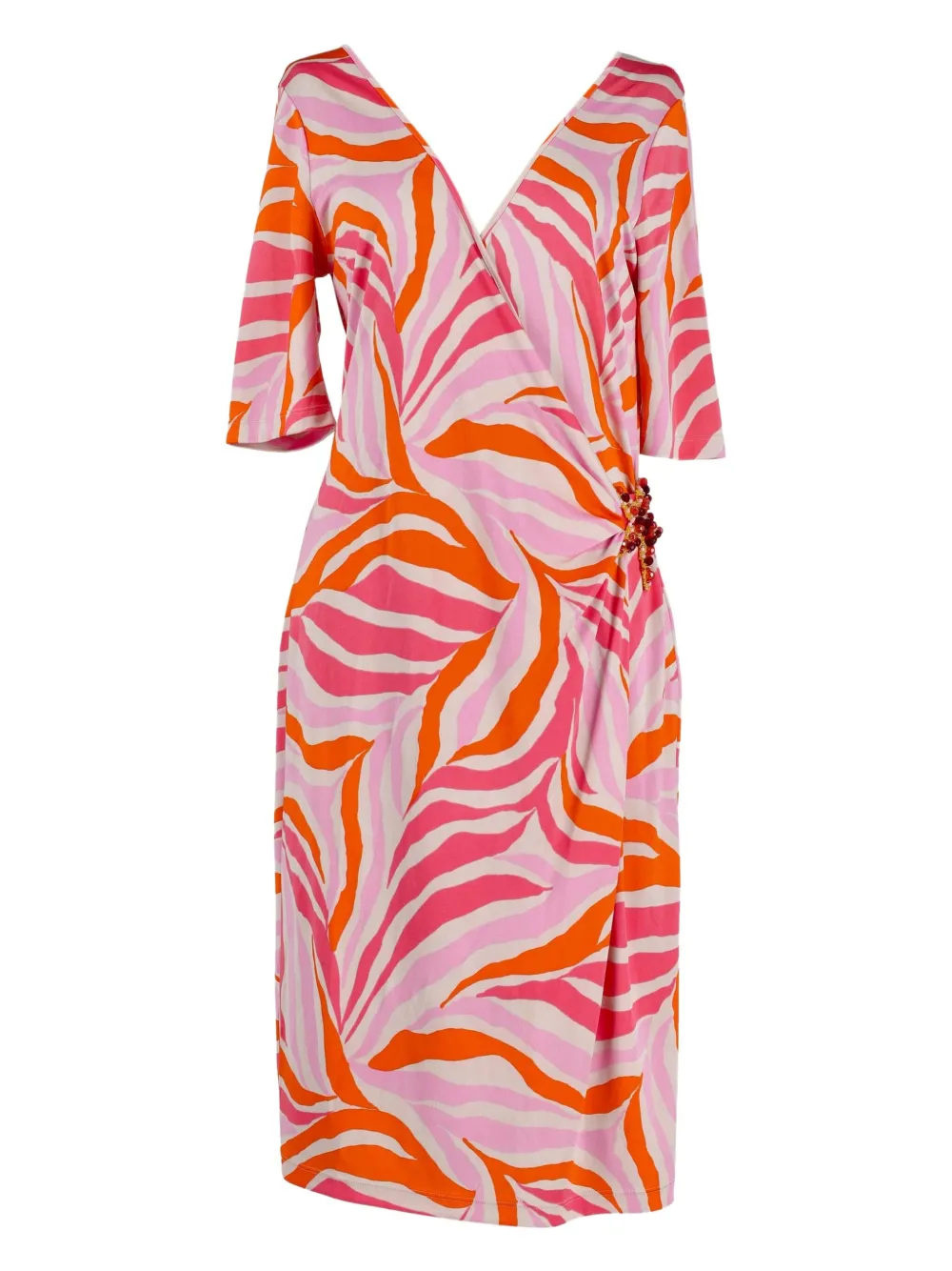 Pre-owned Blumarine Vintage Abstract-pattern Midi Dress