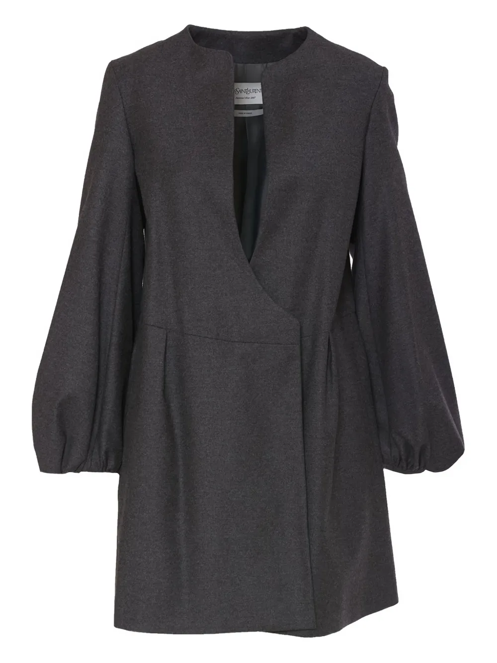 Saint Laurent Pre-Owned wool coat | Grau | Image 1