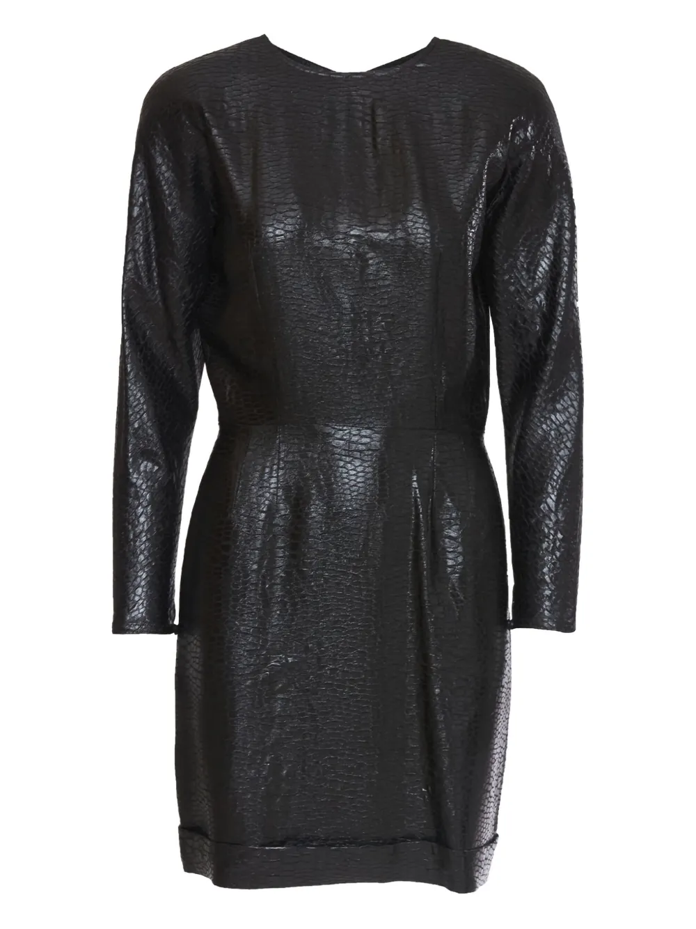 textured midi dress
