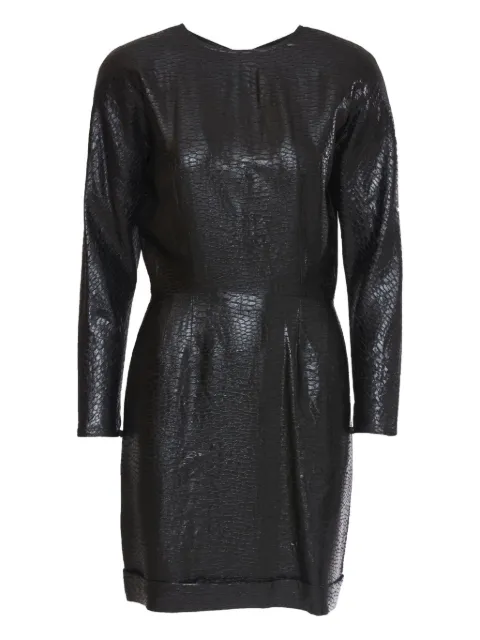 Vintage textured midi dress