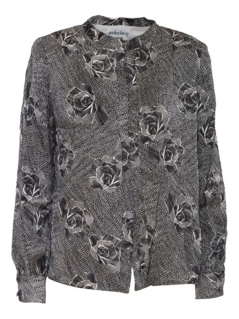 Andrè Laug Vintage pre-owned rose-print shirt 