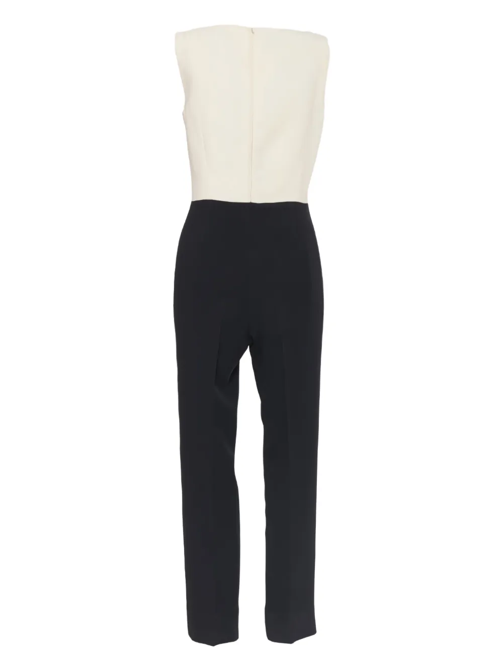 Pre-owned Max Mara Two-tone Jumpsuit In Neutral