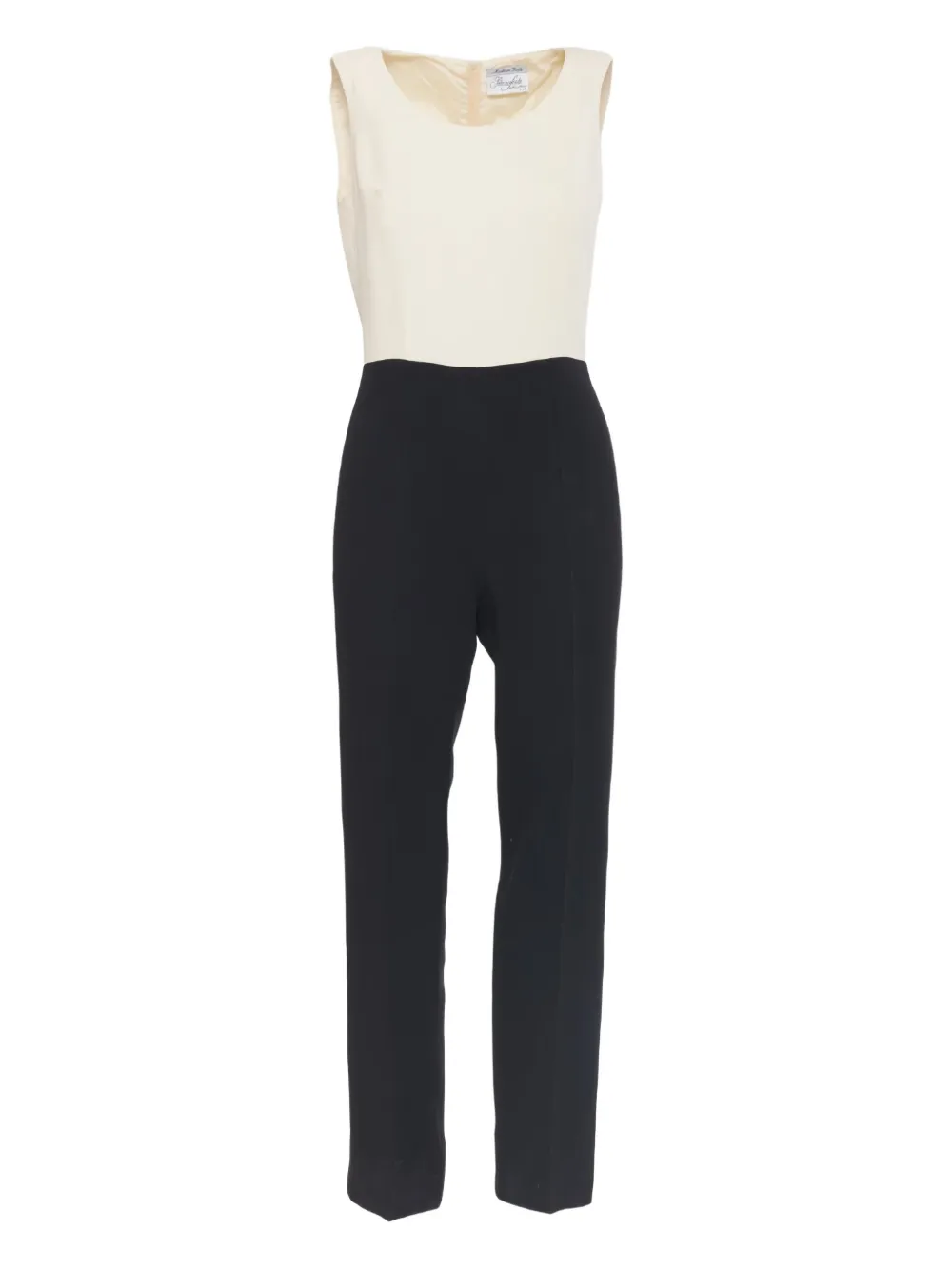 Pre-owned Max Mara Two-tone Jumpsuit In Neutral