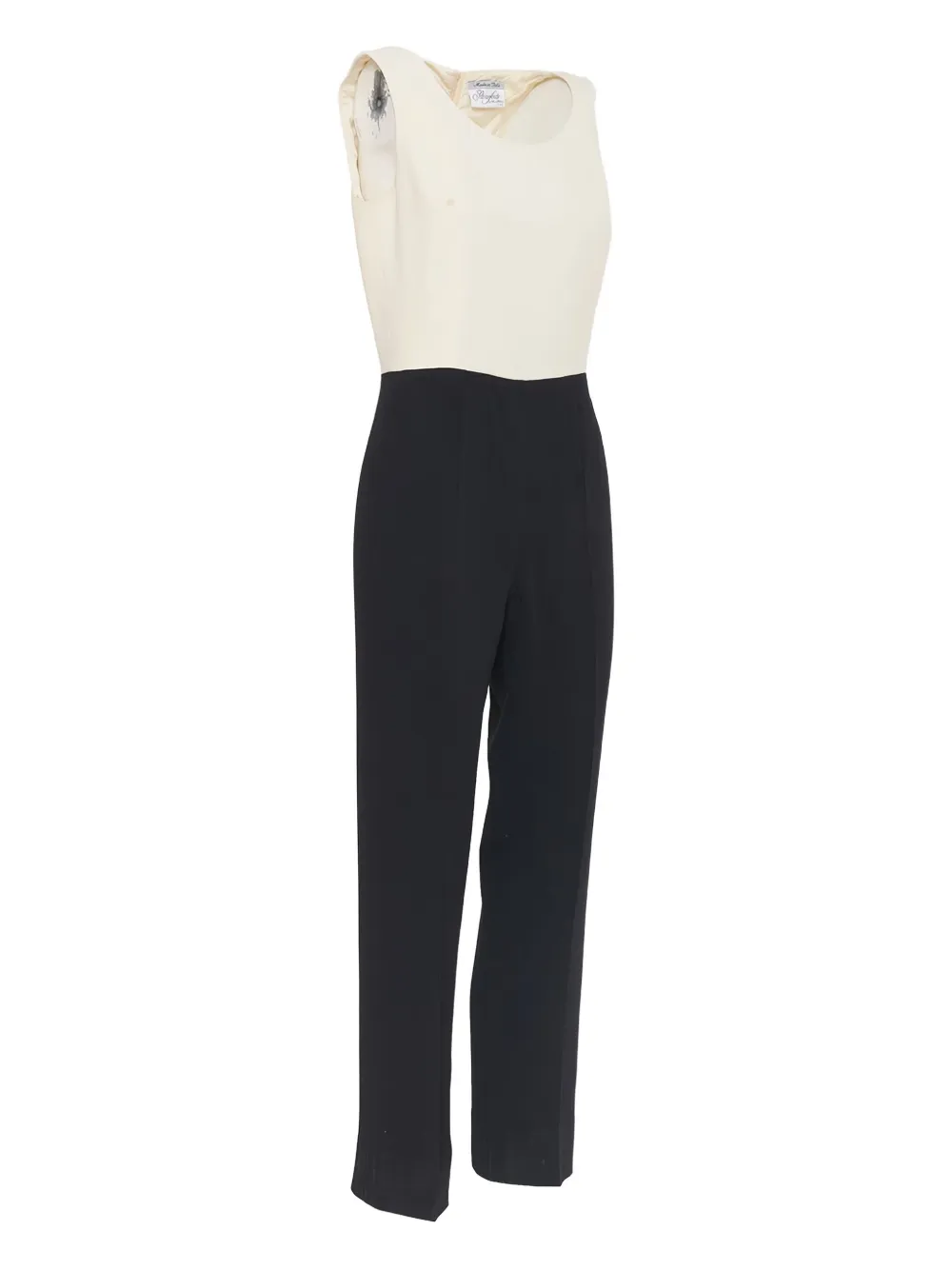 Pre-owned Max Mara Two-tone Jumpsuit In Neutral