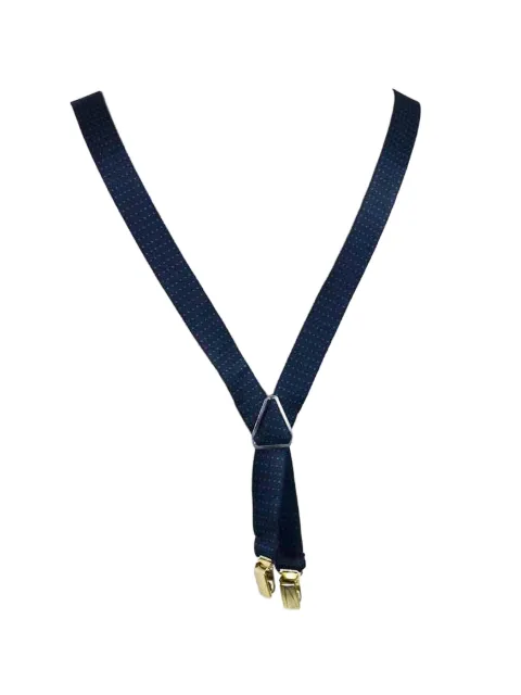 Vintage 1990s dot-print suspenders