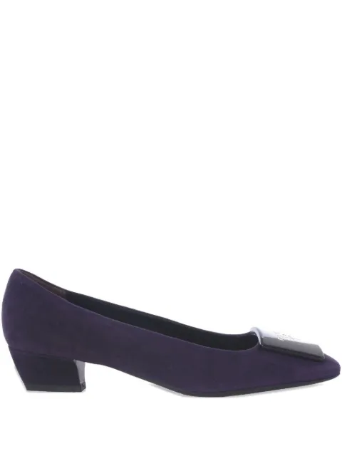 Prada Pre-Owned 2000s suede low-heel pumps