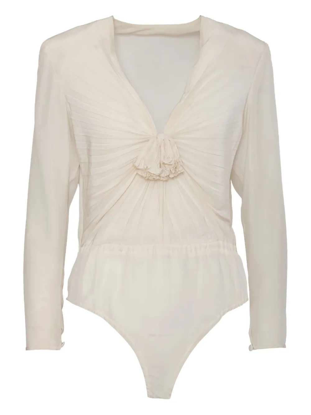 Sabbadini silk bodysuit | Neutrals | Image 1