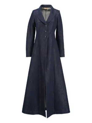 希少✨ALAIA アライア トレンチコート ロング ダブル ベルト 黒 フランス ALAIA(アライア) コート(レディース) - 海外通販のBUYMA