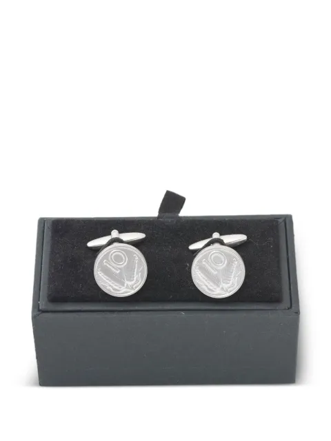 Vintage Pre-Owned coin-shaped cufflinks