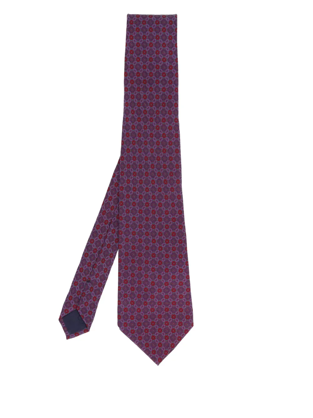Balenciaga Pre-Owned patterned silk tie | Purple | Image 1