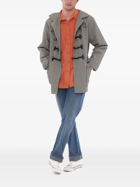 Vintage 1980s toggle-fastening coat