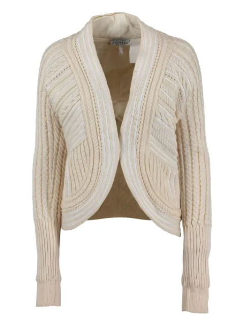 Gianfranco Ferré Pre-Owned cable-knit cardigan