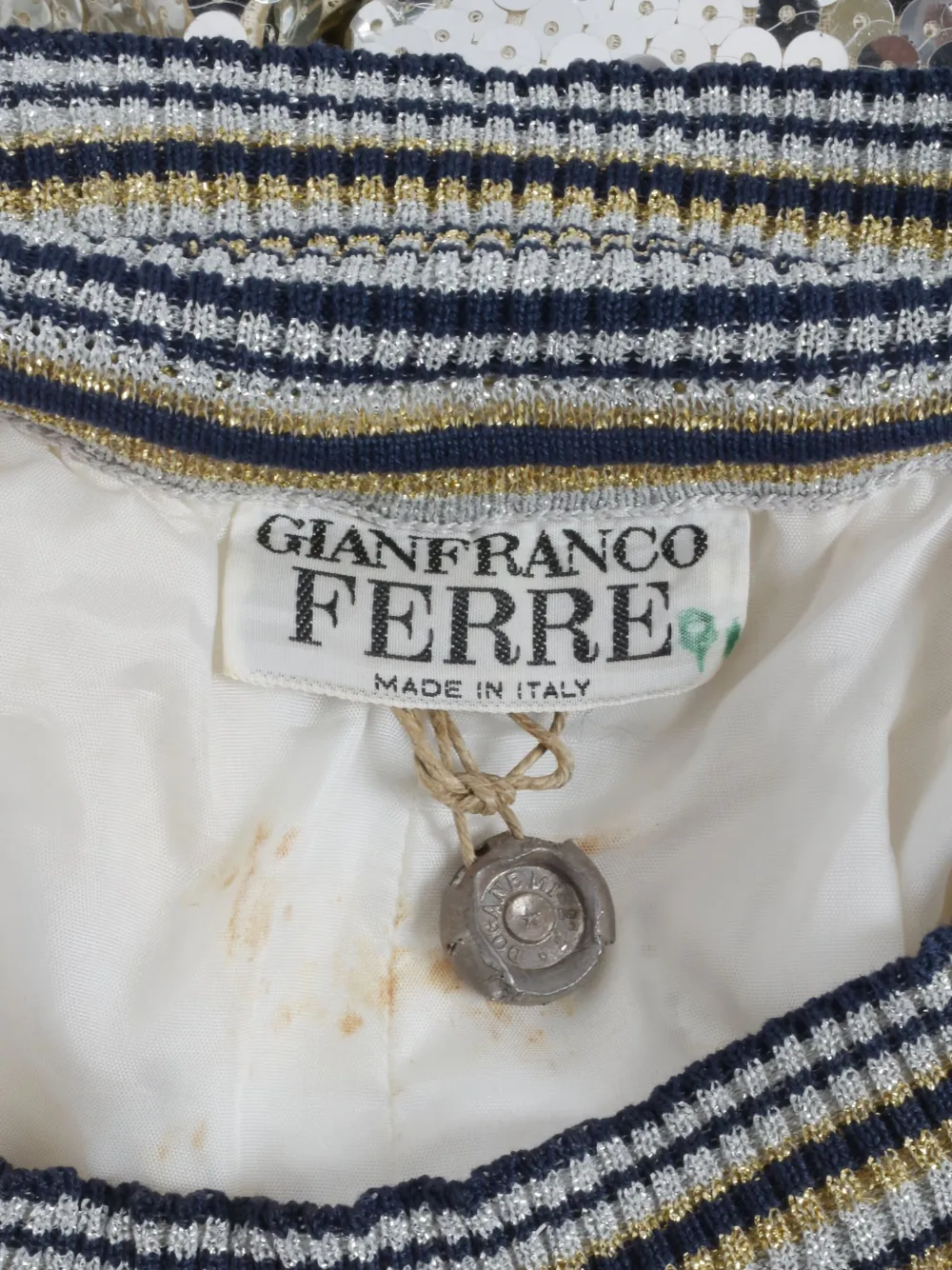 Pre-owned Gianfranco Ferre 1980s Sequinned Trousers