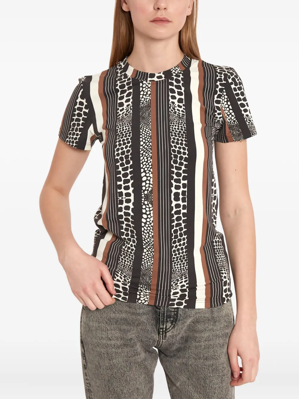 1990s patterned T-shirt