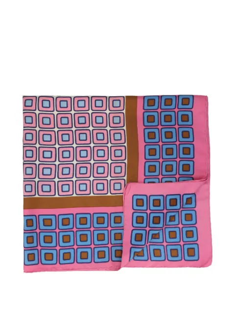 Saint Laurent Pre-Owned geometric-print scarf 
