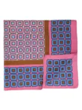 Saint Laurent Pre-Owned geometric-print scarf - Pink