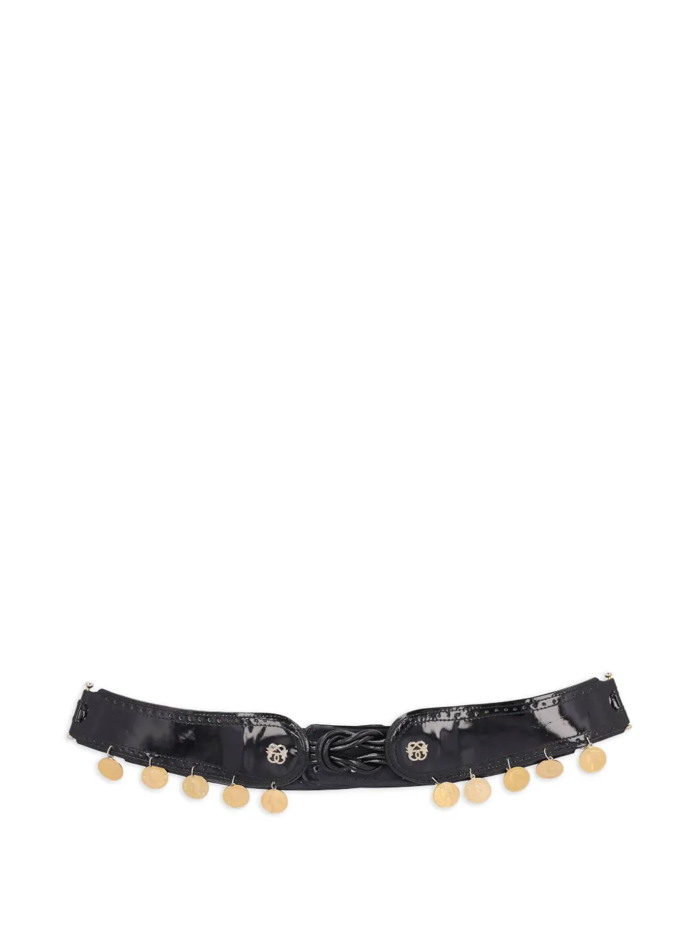 pre-owned knot-detail belt