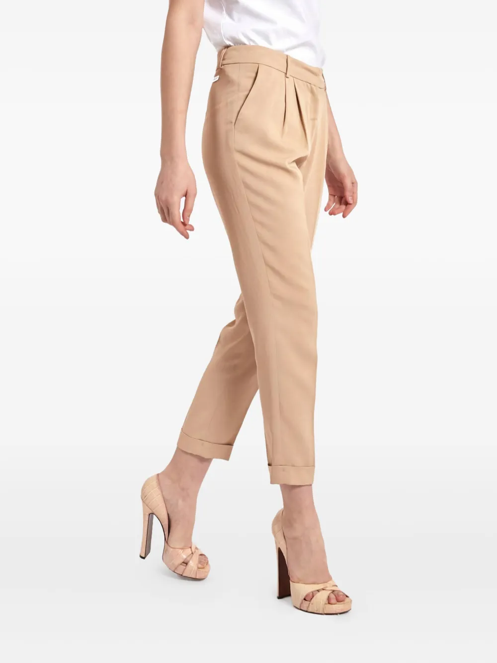 Blugirl 2000s pleat-detail trousers - Beige