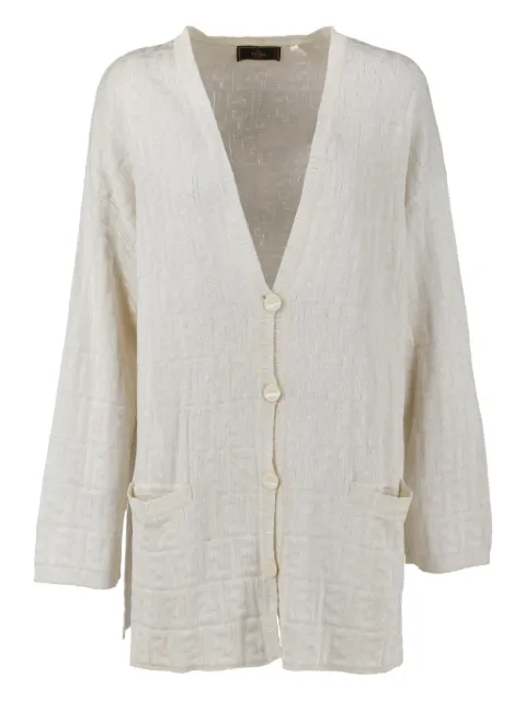 Fendi Pre-Owned FF-jacquard cardigan