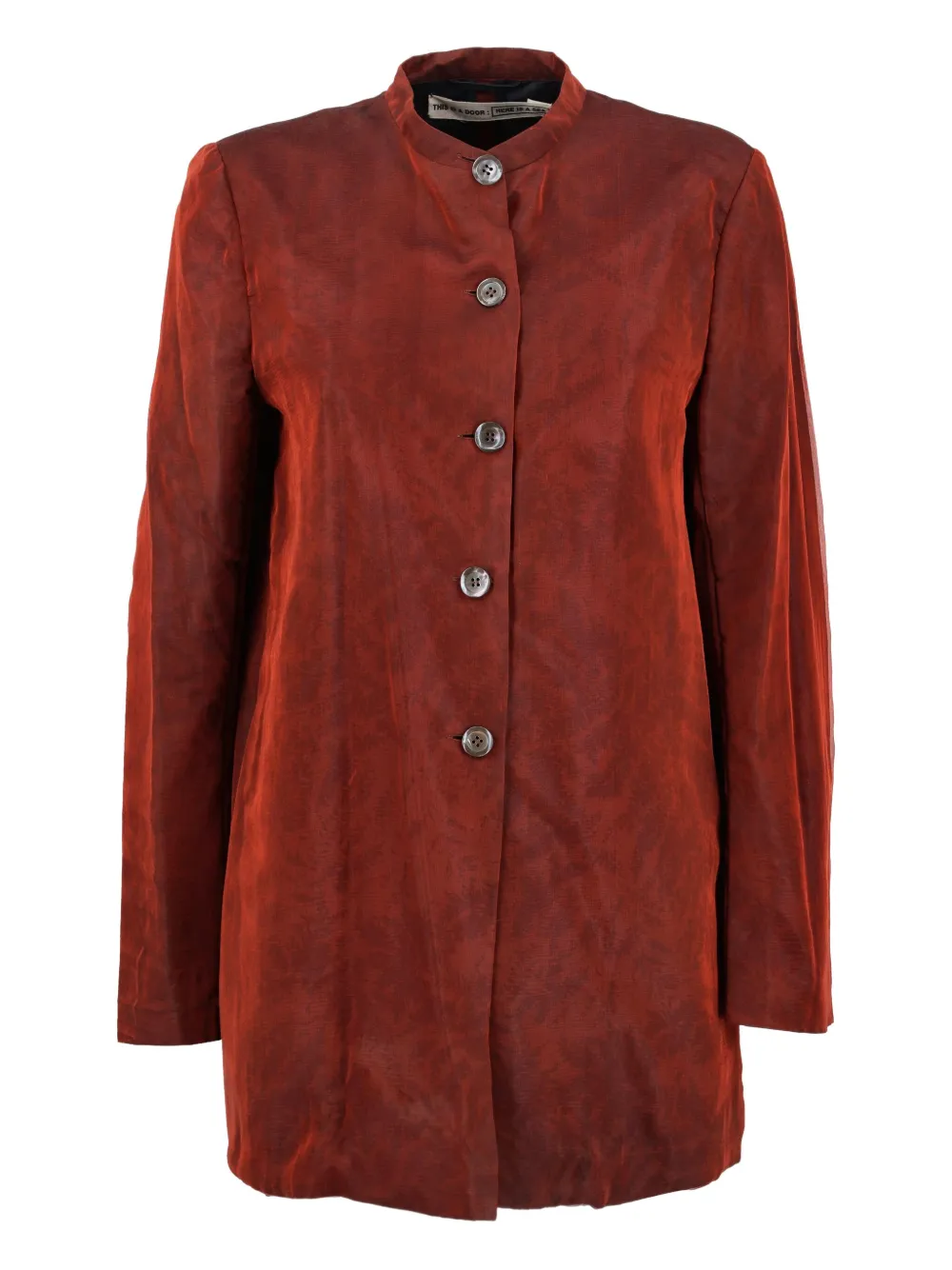 Aspesi Vintage camisa de seda | rojo | Image 1