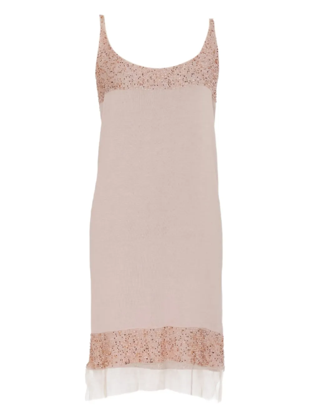Krizia Pre-Owned Midikleid mit Perlen | Rosa | Image 1