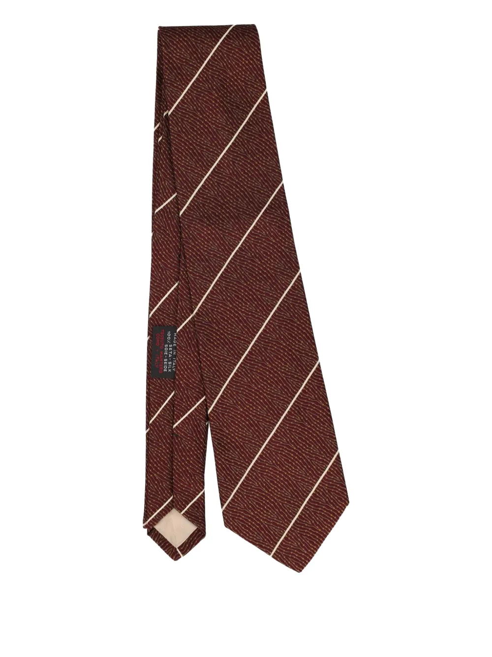 Gianfranco Ferré Pre-Owned corbata con motivo de rayas | rojo | Image 1