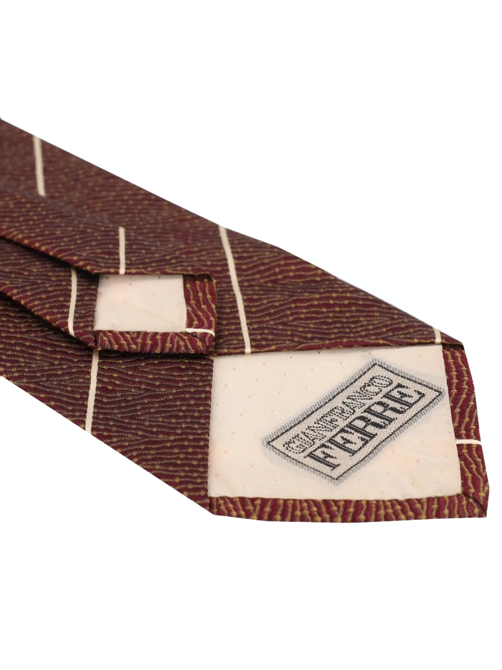 Pre-owned Gianfranco Ferre Striped Tie In Red