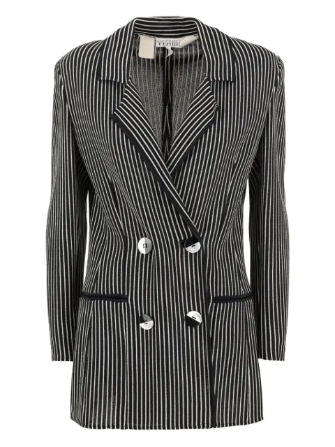 Gianfranco Ferré Pre-Owned blazer con motivo de rayas