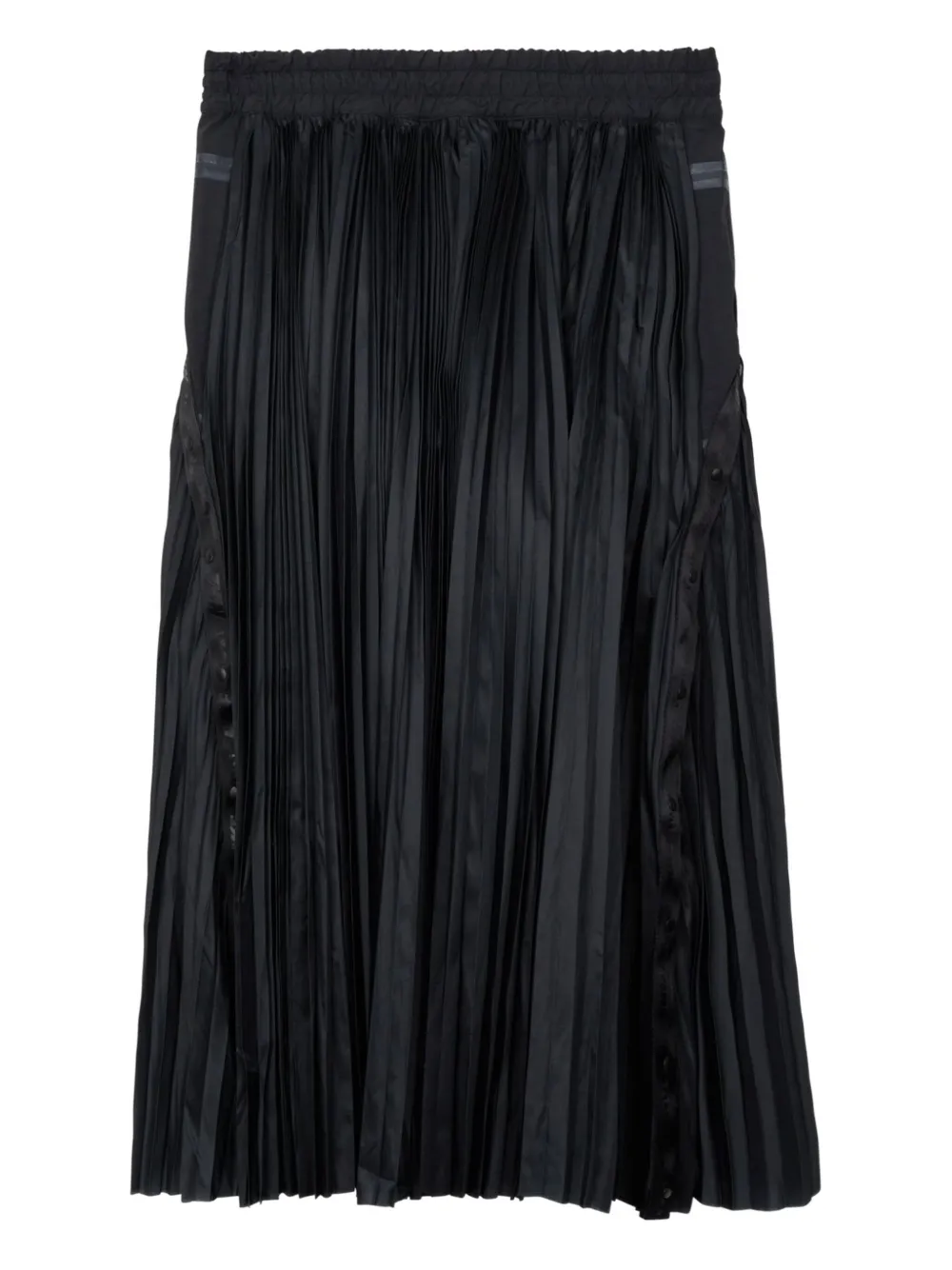 Nike x sacai pleated midi skirt - Zwart