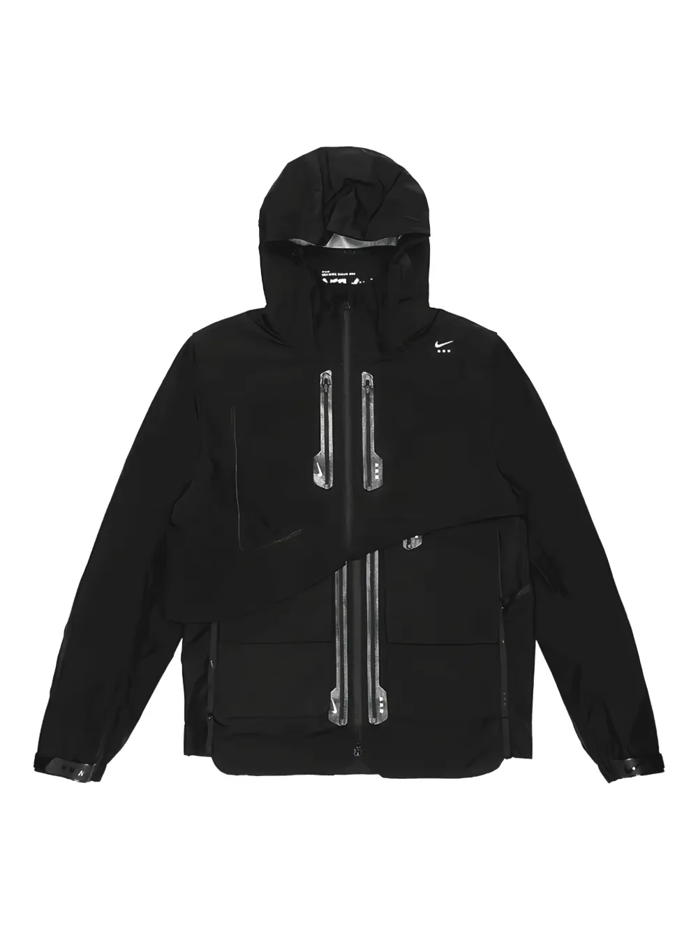 Nike chamarra con capucha y cierre | negro | Image 1