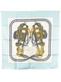Hermès Pre-Owned 20th Century Brides de Gala Silk Scarf scarves - White