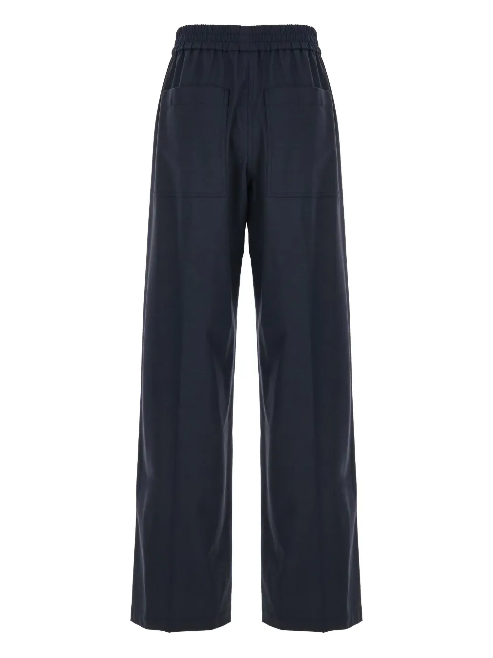 Brunello Cucinelli Broek met elastische taille - Blauw