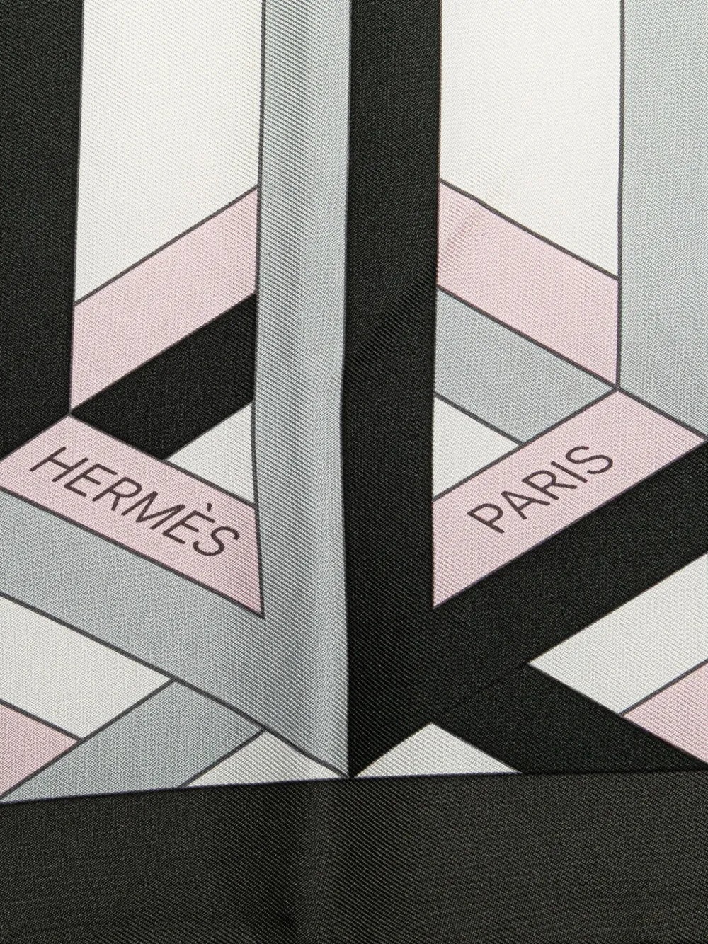 Hermès Pre-Owned mascada Cube de seda del siglo XX | Image 2