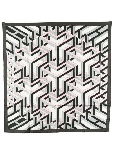 Hermès Pre-Owned 20th Century Cube Silk Scarf scarves