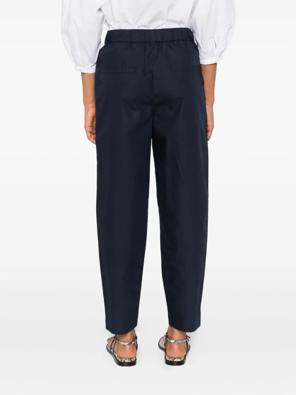 Marc O'Polo Broek met elastische zak Blauw