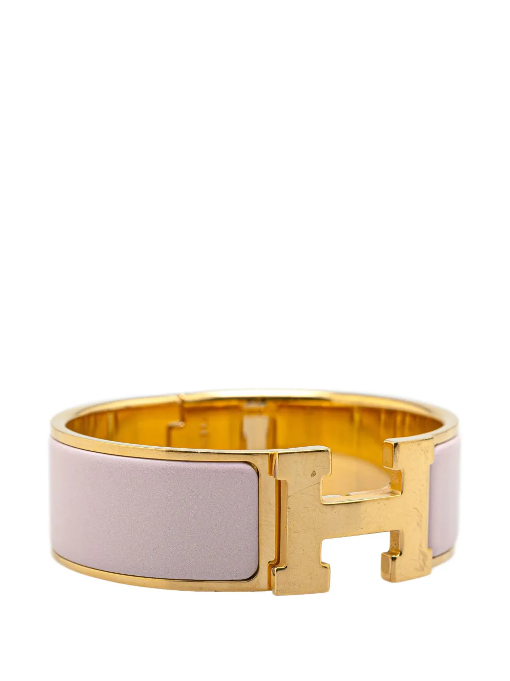 Hermès Pre-Owned 20th Century Wide Enamel Clic Clac H Bracelet PM costume bracelet | Image 2