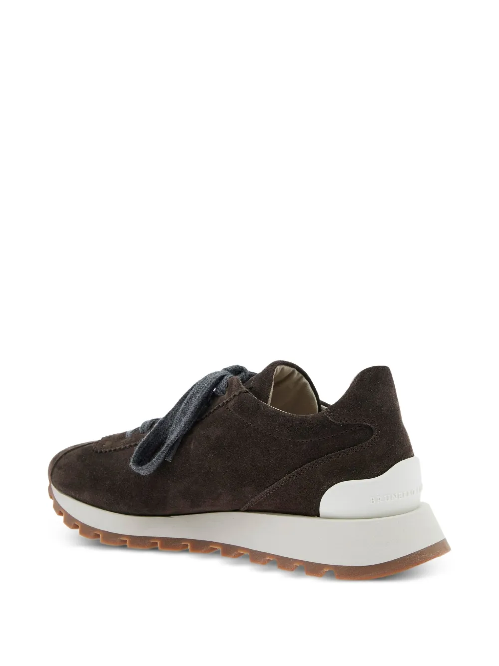 Brunello Cucinelli suede low-top sneakers Brown