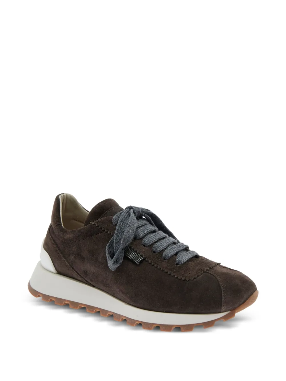 Brunello Cucinelli baskets en daim | baskets basses | Image 2
